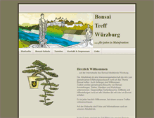 Tablet Screenshot of bonsai-treff-wuerzburg.de